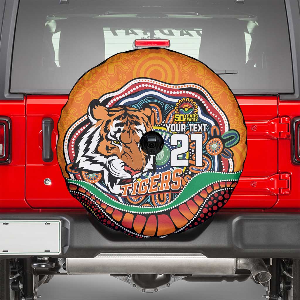 Custom Tigers Honouring First Nations Spare Tire Cover NAIDOC 2026 Deadly 50 Years