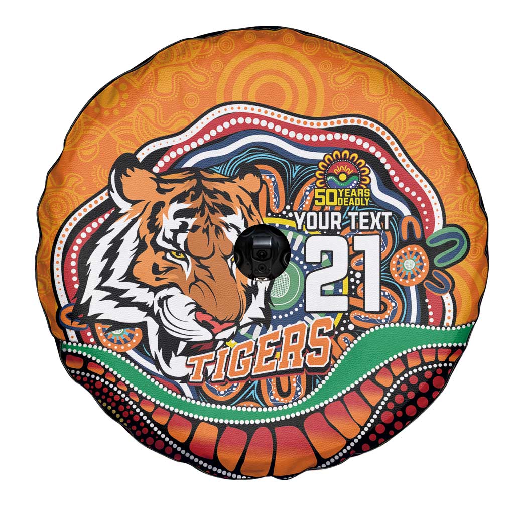 Custom Tigers Honouring First Nations Spare Tire Cover NAIDOC 2026 Deadly 50 Years