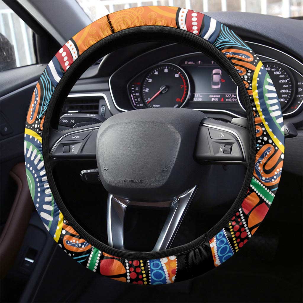 Tigers Honouring First Nations Steering Wheel Cover NAIDOC 2026 Deadly 50 Years