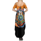 Custom Tigers Honouring First Nations Summer Maxi Dress NAIDOC 2026 Deadly 50 Years