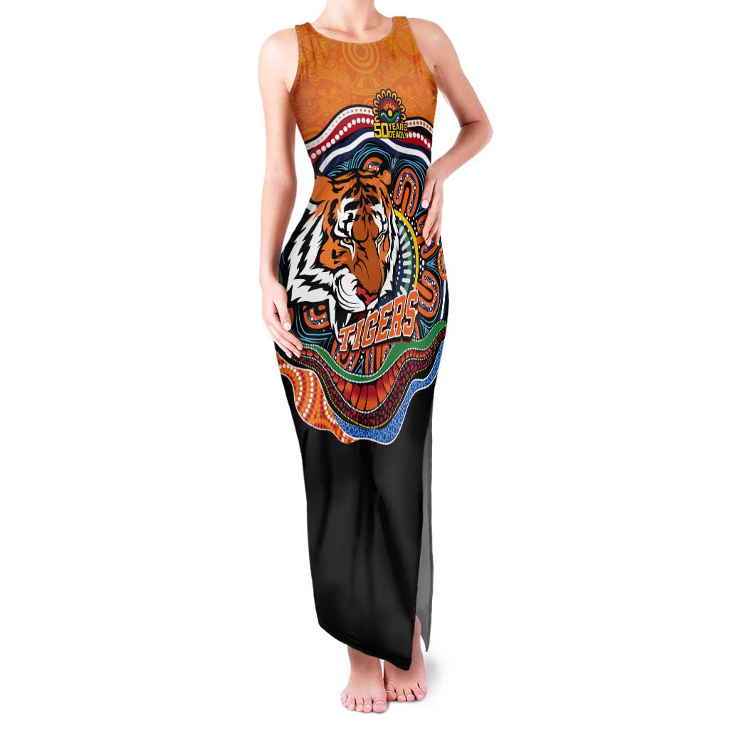 Custom Tigers Honouring First Nations Tank Maxi Dress NAIDOC 2026 Deadly 50 Years
