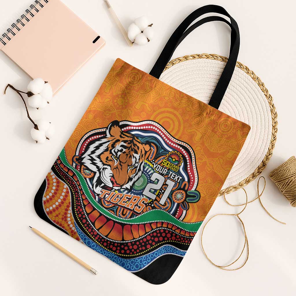 Custom Tigers Honouring First Nations Tote Bag NAIDOC 2026 Deadly 50 Years