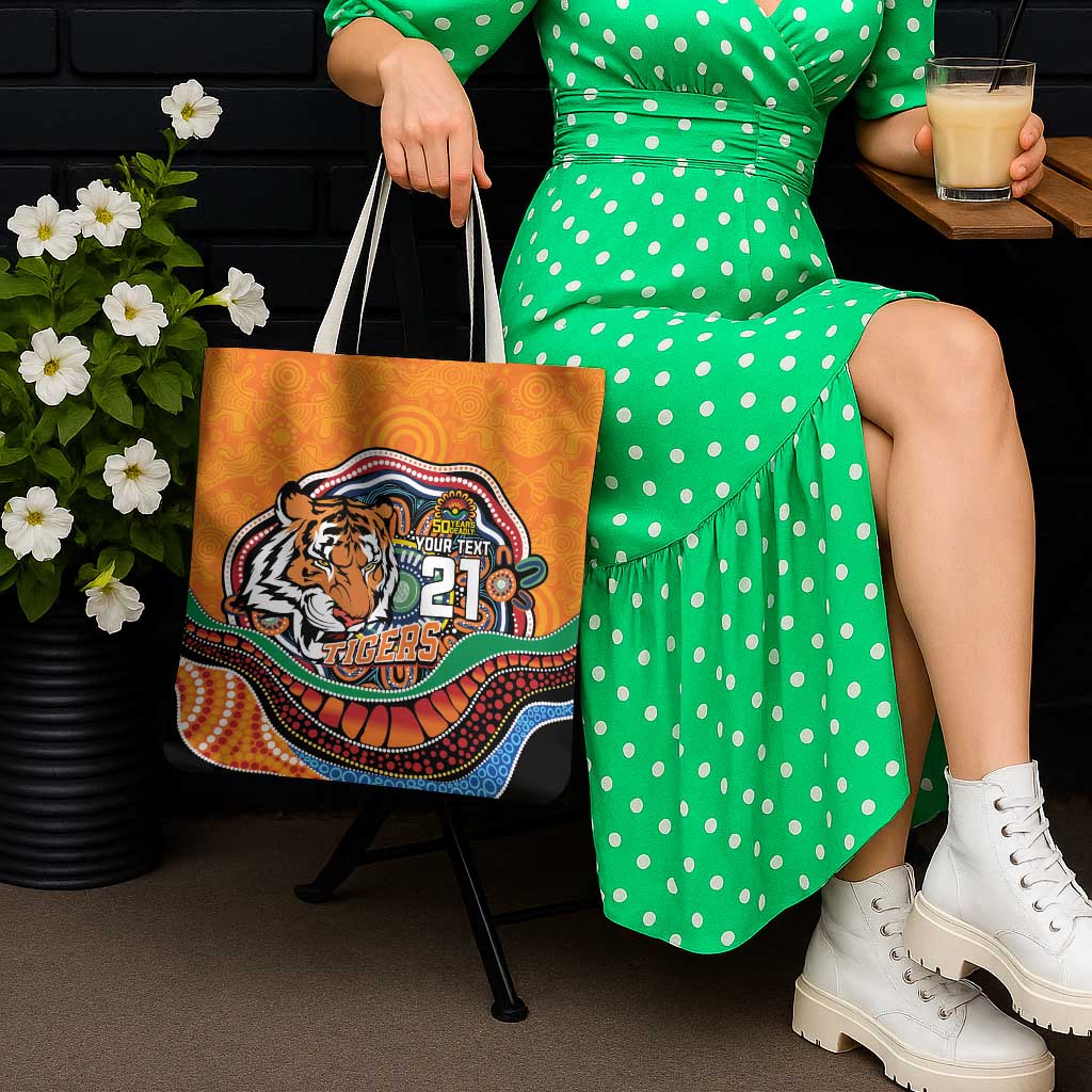 Custom Tigers Honouring First Nations Tote Bag NAIDOC 2026 Deadly 50 Years