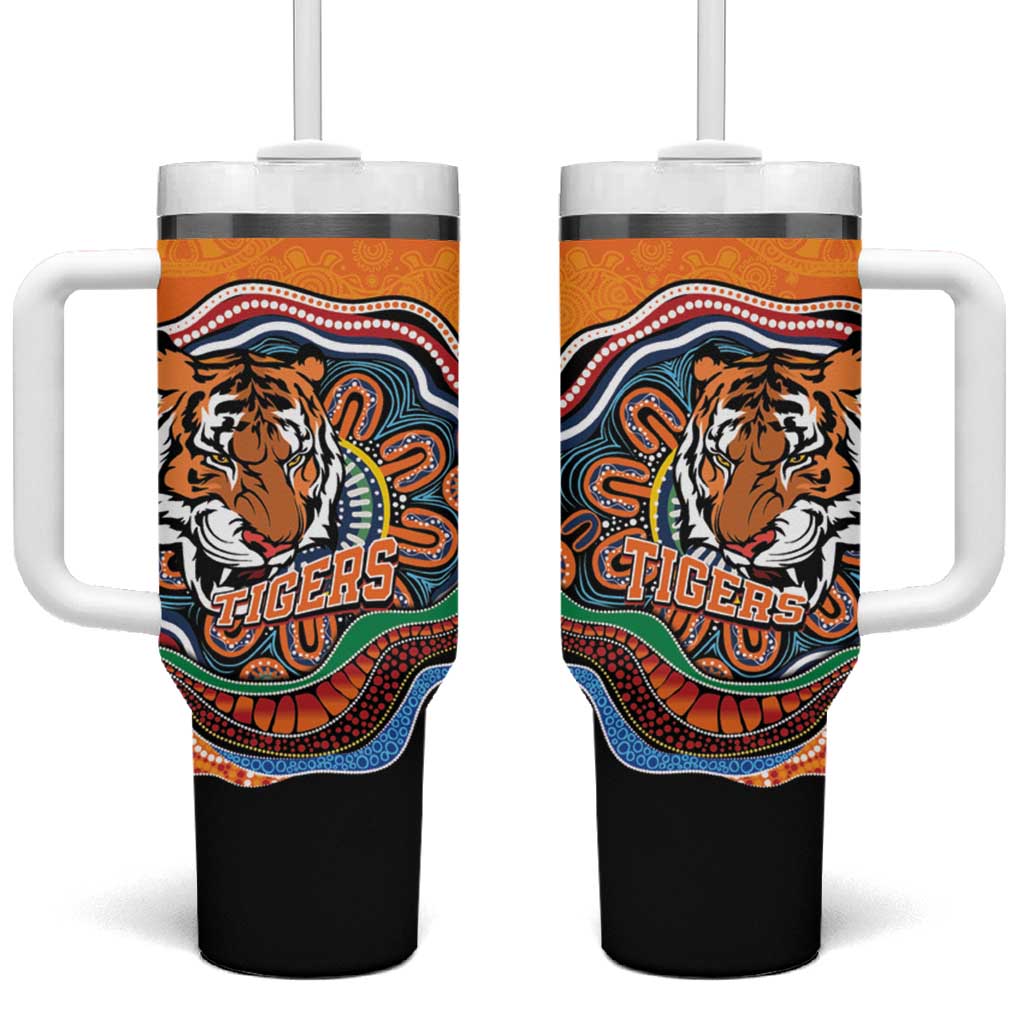 Custom Tigers Honouring First Nations Tumbler With Handle NAIDOC 2026 Deadly 50 Years