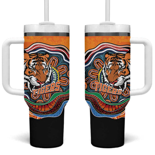 Custom Tigers Honouring First Nations Tumbler With Handle NAIDOC 2026 Deadly 50 Years
