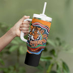 Custom Tigers Honouring First Nations Tumbler With Handle NAIDOC 2026 Deadly 50 Years