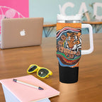 Custom Tigers Honouring First Nations Tumbler With Handle NAIDOC 2026 Deadly 50 Years