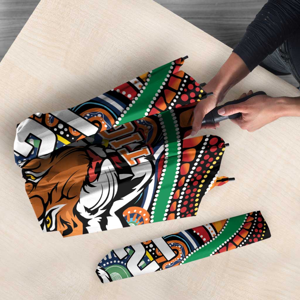 Custom Tigers Honouring First Nations Umbrella NAIDOC 2026 Deadly 50 Years