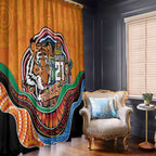 Custom Tigers Honouring First Nations Window Curtain NAIDOC 2026 Deadly 50 Years