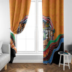 Custom Tigers Honouring First Nations Window Curtain NAIDOC 2026 Deadly 50 Years