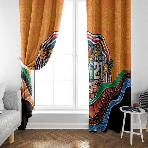 Custom Tigers Honouring First Nations Window Curtain NAIDOC 2026 Deadly 50 Years