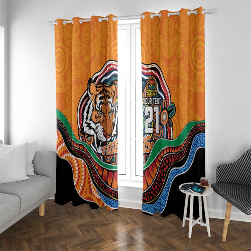 Custom Tigers Honouring First Nations Window Curtain NAIDOC 2026 Deadly 50 Years