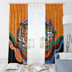 Custom Tigers Honouring First Nations Window Curtain NAIDOC 2026 Deadly 50 Years