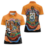 Custom Tigers Honouring First Nations Women Polo Shirt NAIDOC 2026 Deadly 50 Years