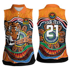 Custom Tigers Honouring First Nations Women Sleeveless Polo Shirt NAIDOC 2026 Deadly 50 Years