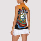 Custom Tigers Honouring First Nations Women Sleeveless Polo Shirt NAIDOC 2026 Deadly 50 Years