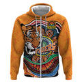 Custom Tigers Honouring First Nations Zip Hoodie NAIDOC 2026 Deadly 50 Years