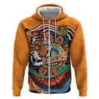 Custom Tigers Honouring First Nations Zip Hoodie NAIDOC 2026 Deadly 50 Years