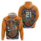 Custom Tigers Honouring First Nations Zip Hoodie NAIDOC 2026 Deadly 50 Years