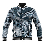 Magpies Aboriginal Art Baseball Jacket