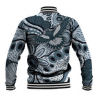 Magpies Aboriginal Art Baseball Jacket