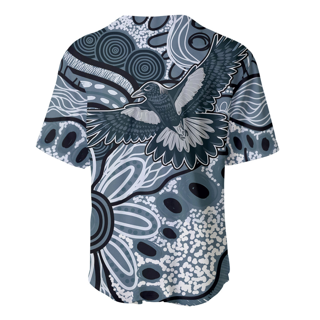 Magpies Aboriginal Art Baseball Jersey