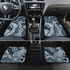 Magpies Aboriginal Art Car Mats