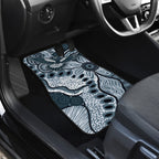 Magpies Aboriginal Art Car Mats