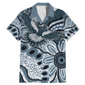 Magpies Aboriginal Art Family Matching Mermaid Dress and Hawaiian Shirt