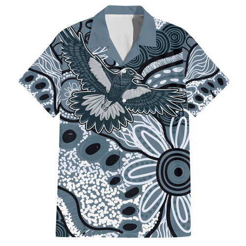 Magpies Aboriginal Art Hawaiian Shirt