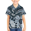 Magpies Aboriginal Art Kid Hawaiian Shirt