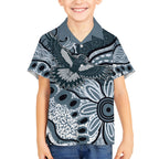 Magpies Aboriginal Art Kid Hawaiian Shirt