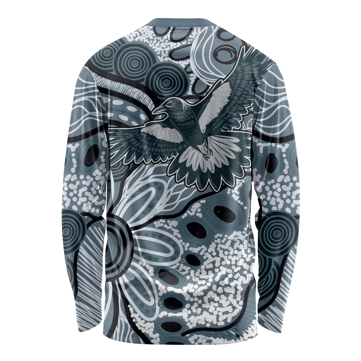 Magpies Aboriginal Art Long Sleeve Shirt