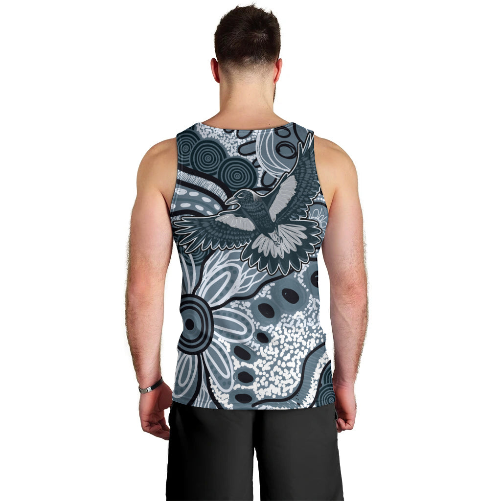 Magpies Aboriginal Art Men Tank Top