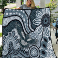 Magpies Aboriginal Art Quilt