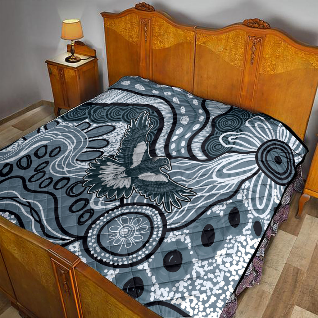 Magpies Aboriginal Art Quilt