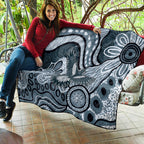 Magpies Aboriginal Art Quilt