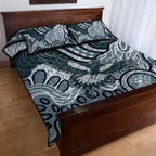 Magpies Aboriginal Art Quilt Bed Set