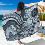 Magpies Aboriginal Art Sarong