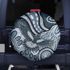 Magpies Aboriginal Art Spare Tire Cover
