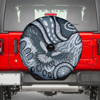 Magpies Aboriginal Art Spare Tire Cover