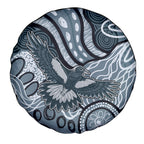 Magpies Aboriginal Art Spare Tire Cover