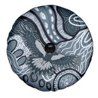Magpies Aboriginal Art Spare Tire Cover