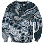 Magpies Aboriginal Art Sweatshirt