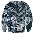 Magpies Aboriginal Art Sweatshirt