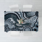 Magpies Aboriginal Art Tablecloth
