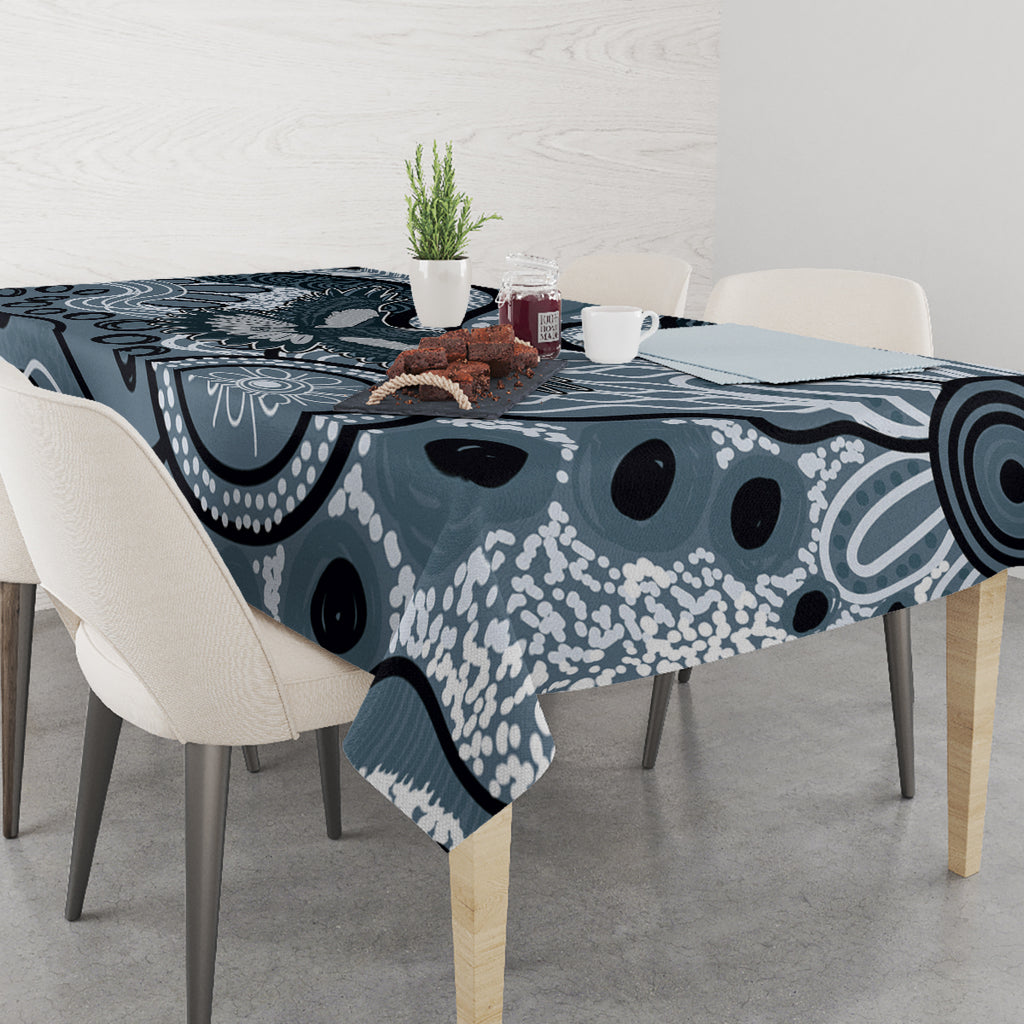Magpies Aboriginal Art Tablecloth