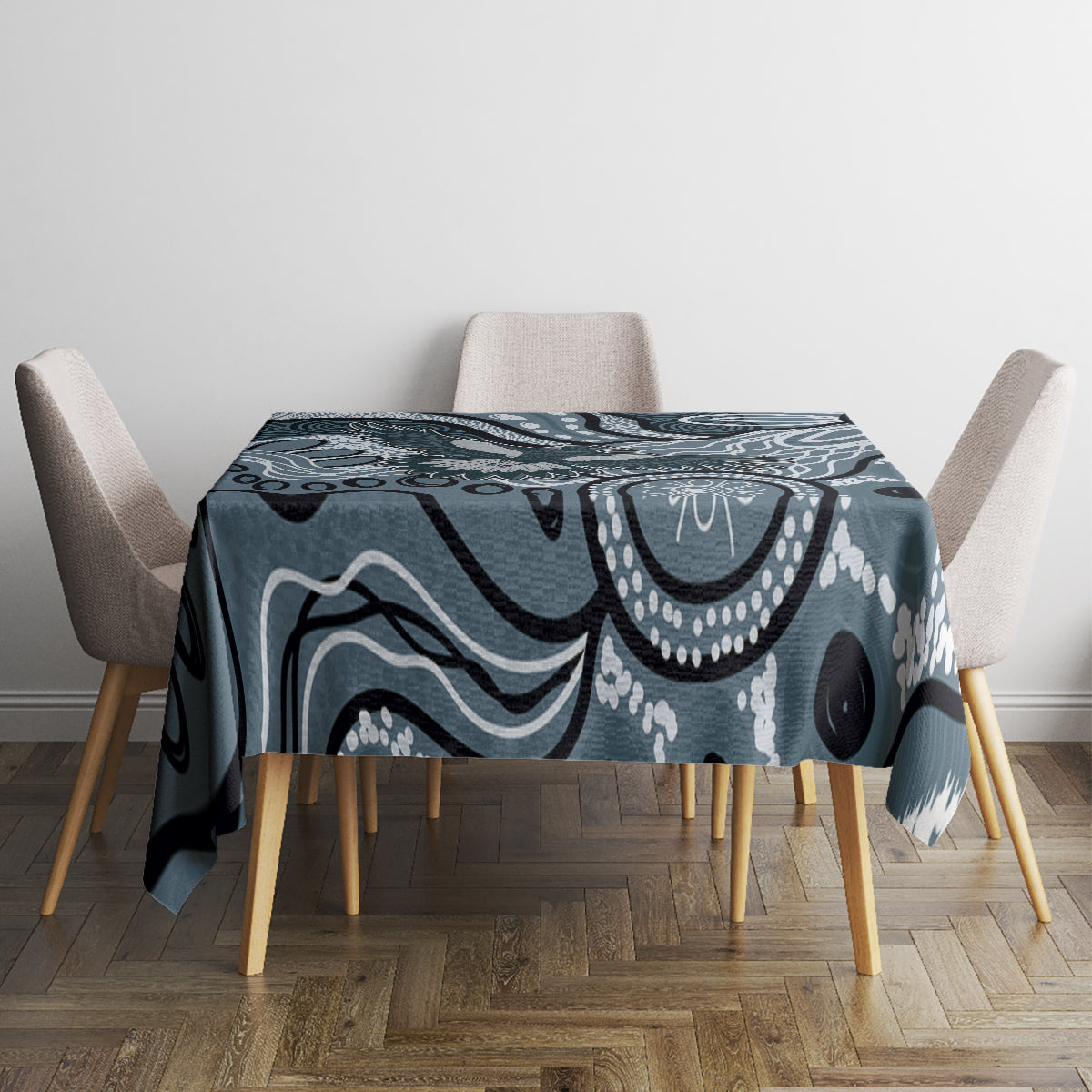 Magpies Aboriginal Art Tablecloth