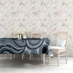 Magpies Aboriginal Art Tablecloth