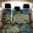 Baby in the Womb Back Car Seat Cover Aboriginal Art Style